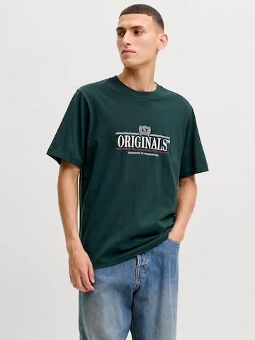 Maglietta 'JORFREDERIKSBERG' di JACK & JONES in verde: frontale