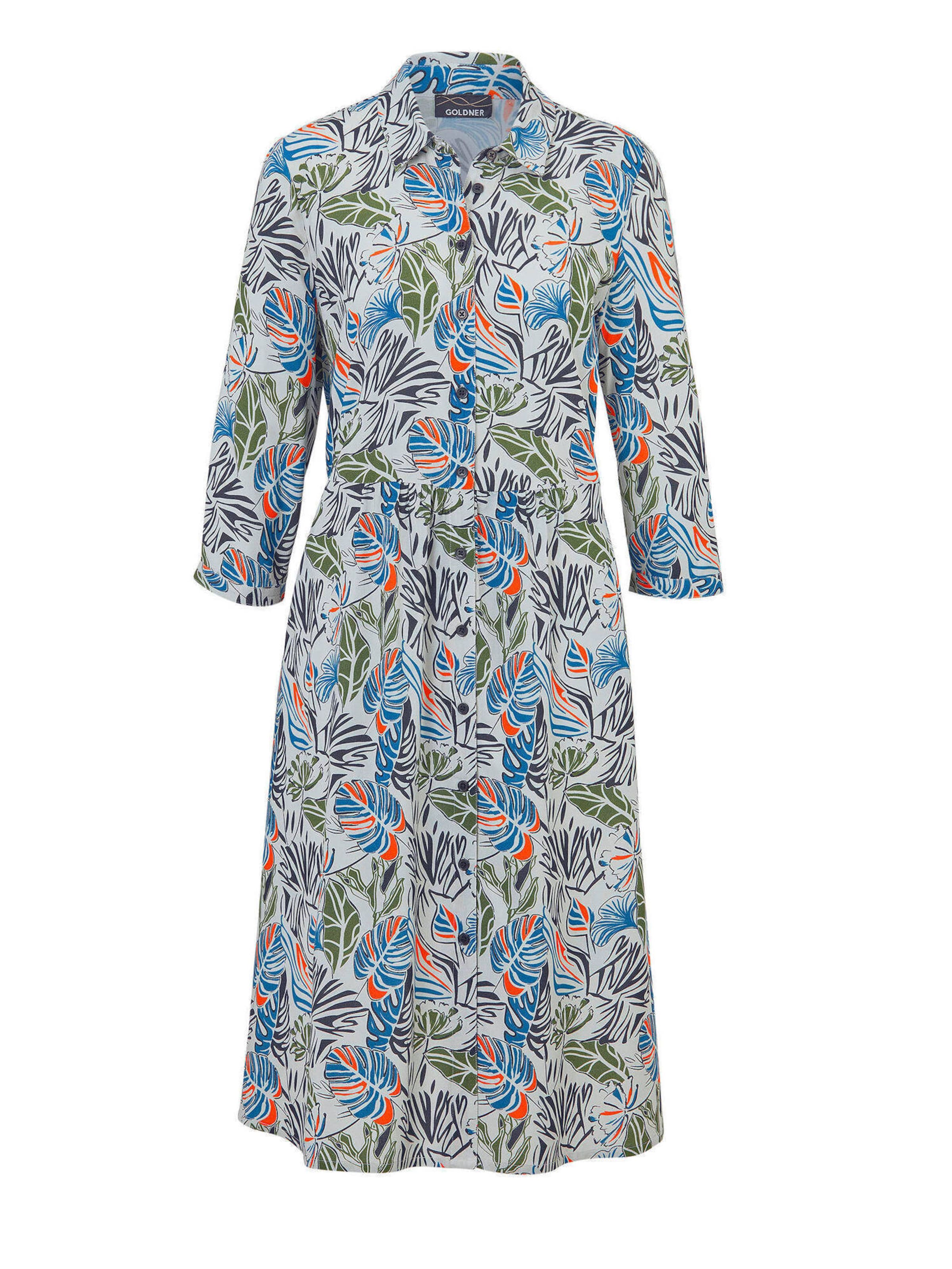 Robe d’été Goldner en mélange de couleurs : devant