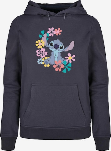 ABSOLUTE CULT Sweatshirt 'Lilo and Stitch - Circle' in Blue: front