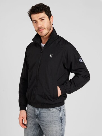 Regular Veste mi-saison 'HARRINGTON' Calvin Klein Jeans en noir : devant