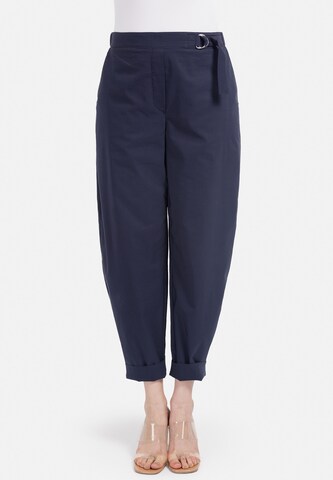 HELMIDGE Loosefit Broek in Blauw: voorkant