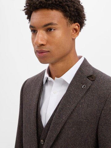 Digel Regular Suit 'Ezzo' in Brown