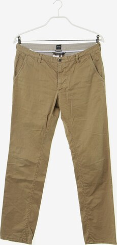 BOSS Black Pants in 33 in Beige: front