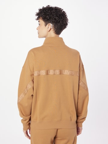 LEVI'S ® Bluza rozpinana 'GR Taped Flex Zip' w kolorze brązowy