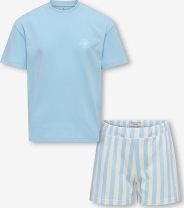 ONLY GIRLS Schlafanzug 'KOGRILA' in Blau: Vorderseite