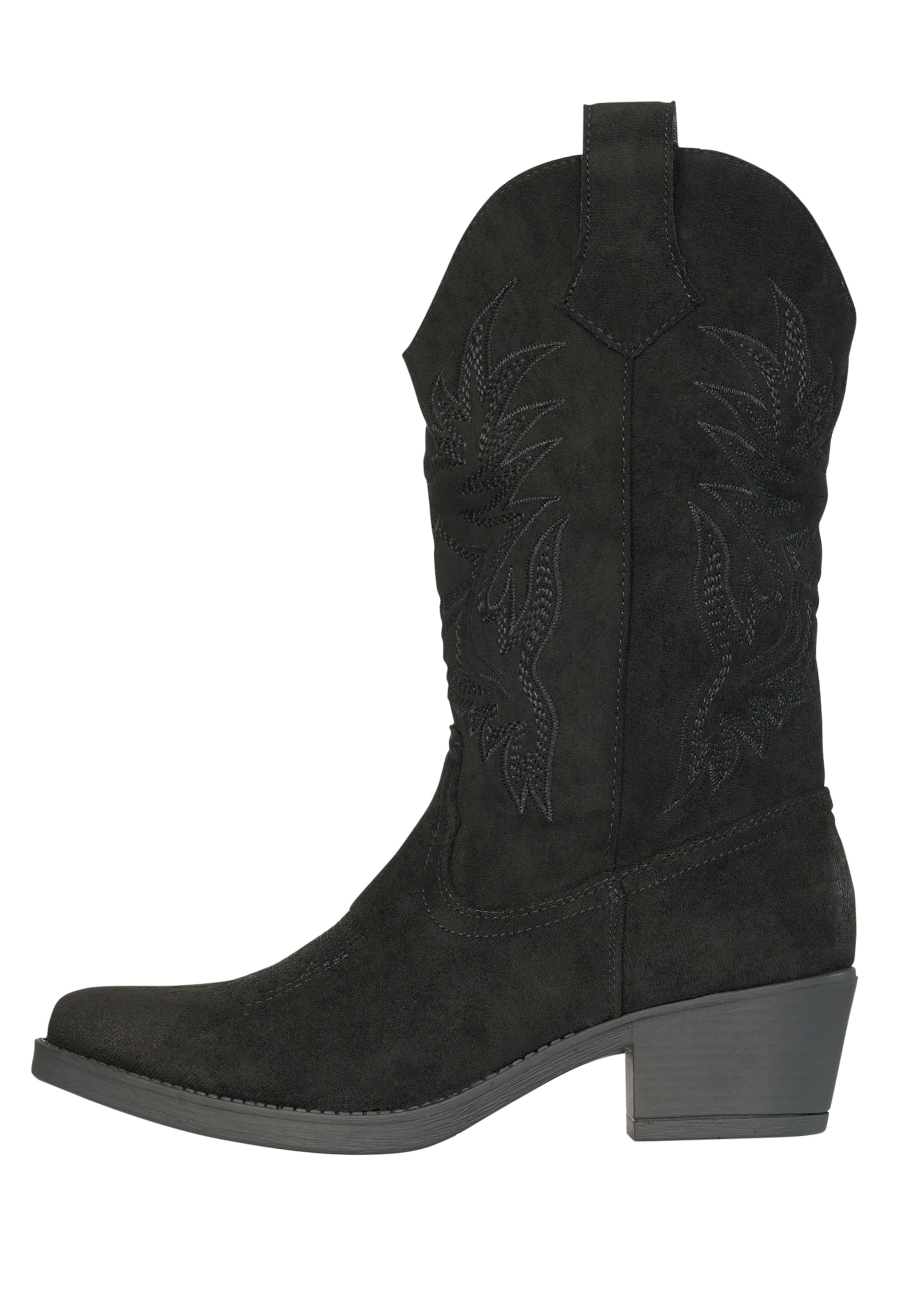 Salinyang Cowboylaarzen in Zwart