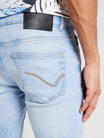 Slimfit Jeans 'LOOM' de la Only & Sons pe albastru