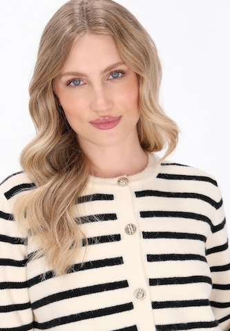 DreiMaster Maritim Strickjacke in Weiß