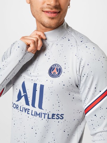 NIKE Sportovní mikina 'Paris St.-Germain Strike' – šedá