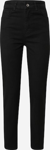 Slimfit Pantaloni de la DeFacto pe negru: față