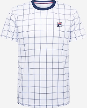 T-Shirt fonctionnel 'Jack' FILA en blanc : devant