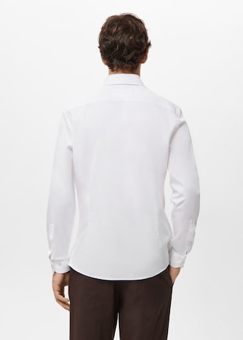 MANGO MAN Regular fit Button Up Shirt 'Play' in White