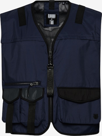 Superdry Vest 'X Surplus' in Blue: front