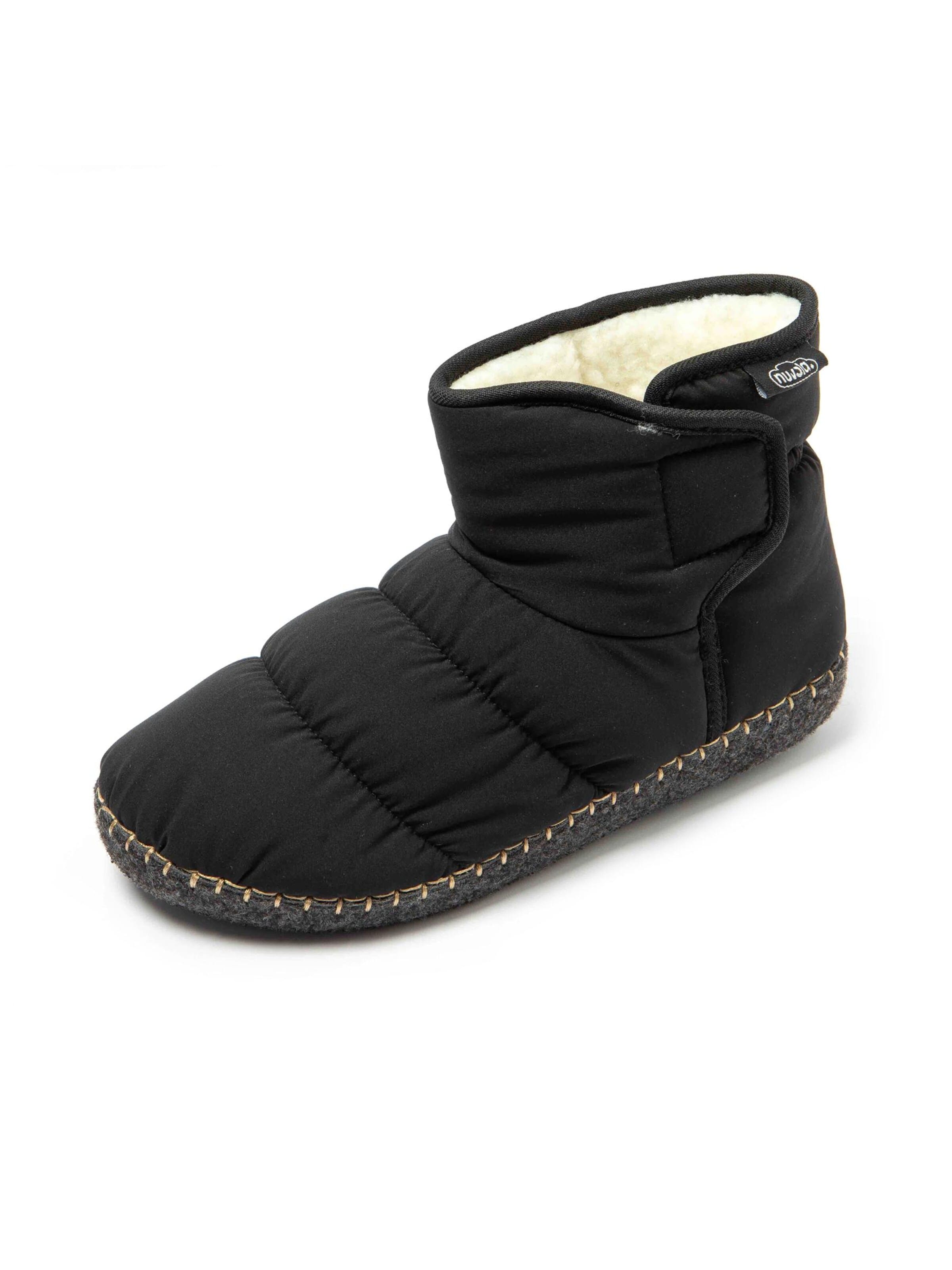 Pantoufle 'Boot Road' Nuvola. en noir