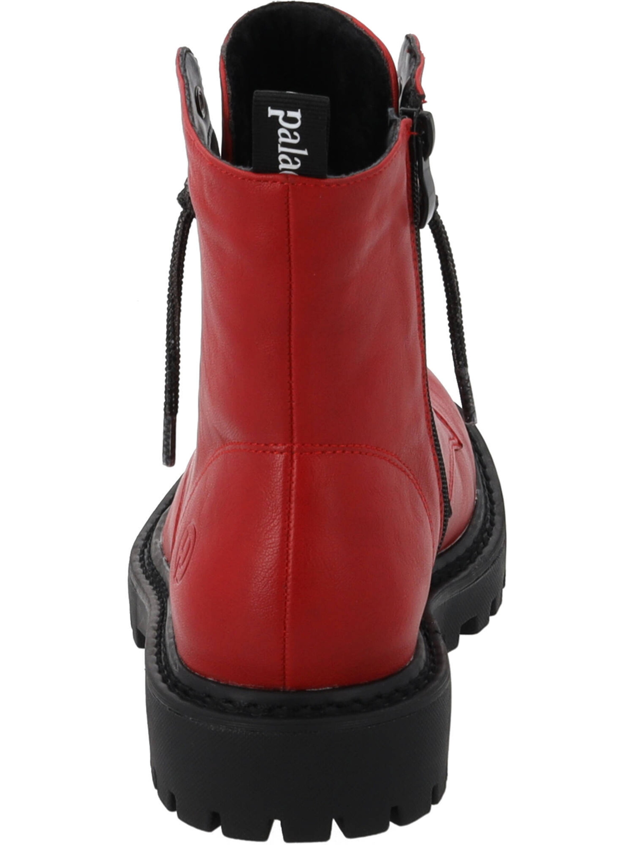 Palado Lace-up bootie 'Sideros Spark' in Red