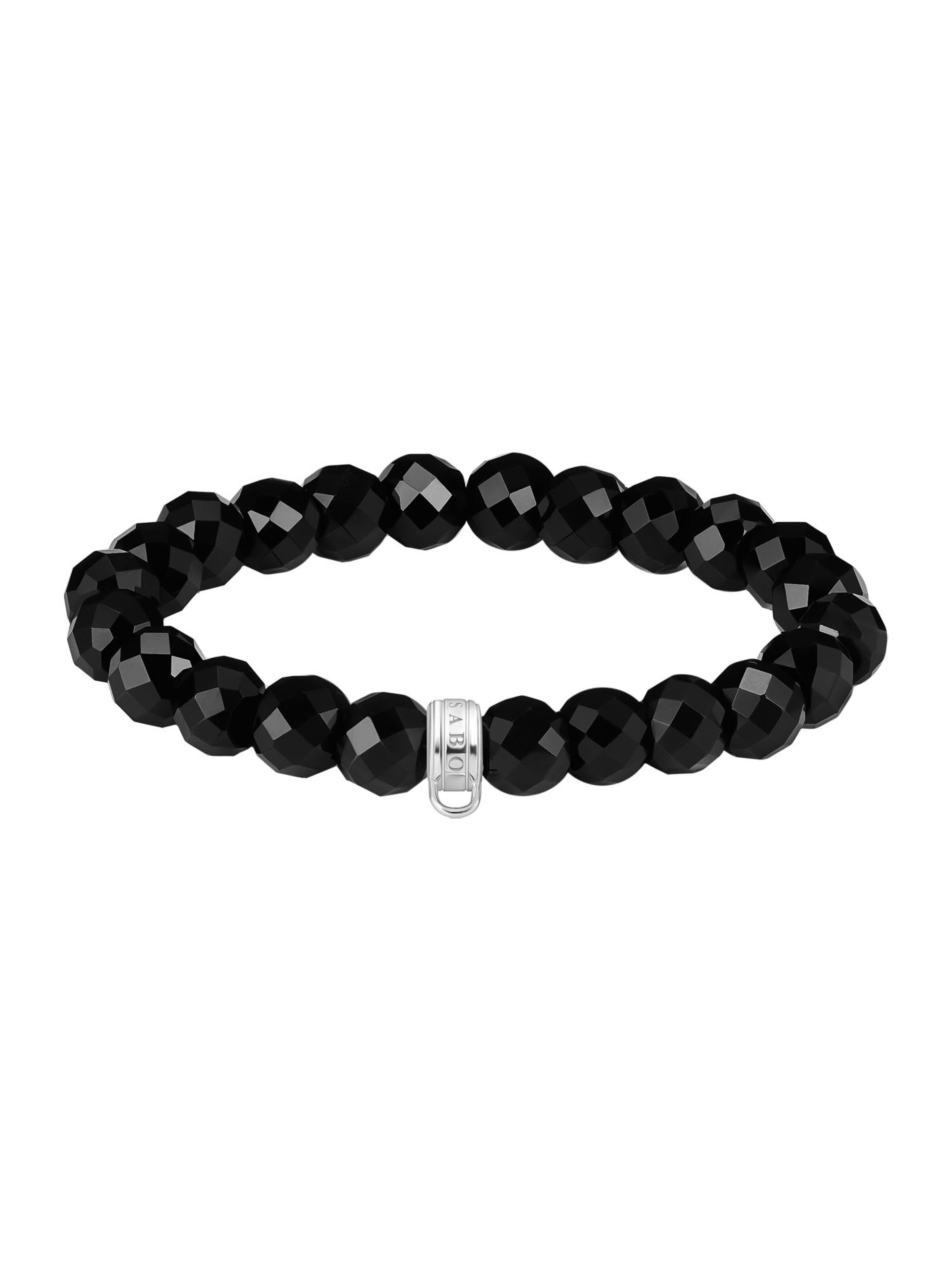 Thomas Sabo Armband in Schwarz: Vorderseite