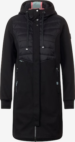 STREET ONE Winter Coat in Black: front