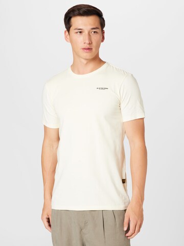 G-Star RAW Shirt in Beige: voorkant