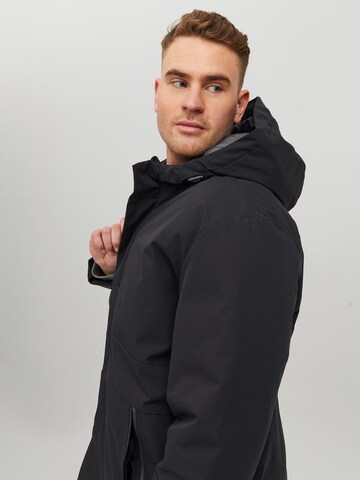 Jack & Jones Plus Winter Jacket 'Blatiger' in Black