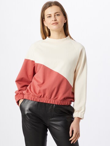 Degree Sweatshirt in Beige: voorkant