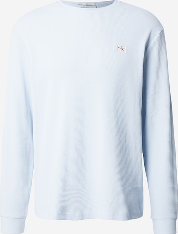 T-Shirt Calvin Klein Jeans en bleu : devant