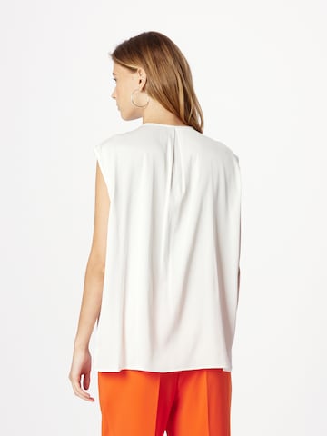 BOSS - Blusa 'Bielli' en blanco