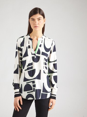 Emily Van Den Bergh Bluse in Blau: Vorderseite