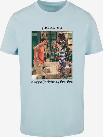 ABSOLUTE CULT T-Shirt 'Friends - Happy Christmas Eve' in Blau: predná strana