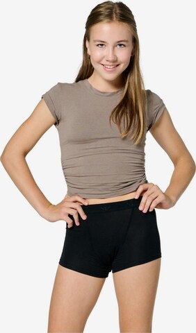 Moodies Undies Onderbroek 'Boyshort Hevig' in Zwart: voorkant