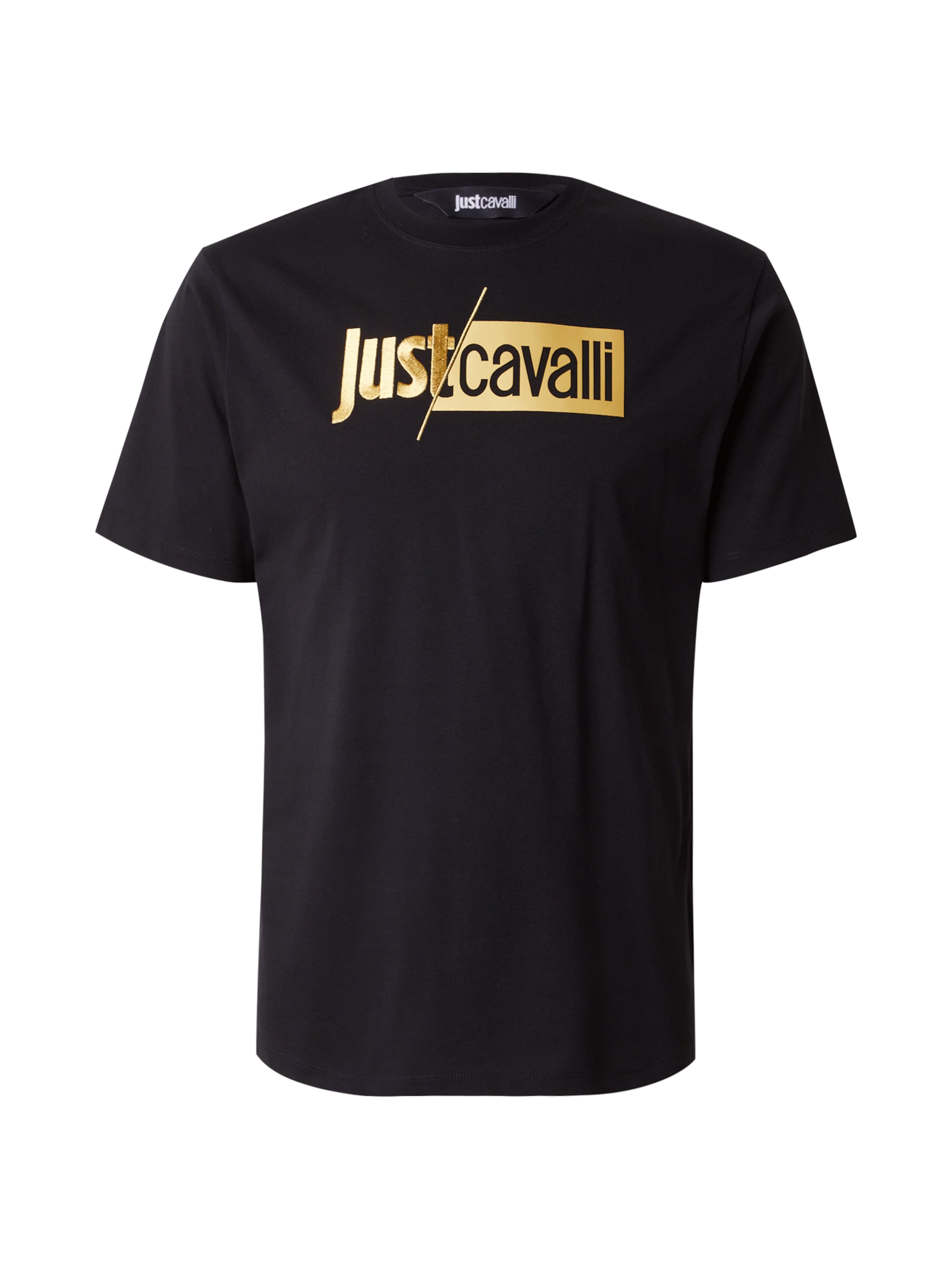 Just Cavalli T-shirt i svart: framsida