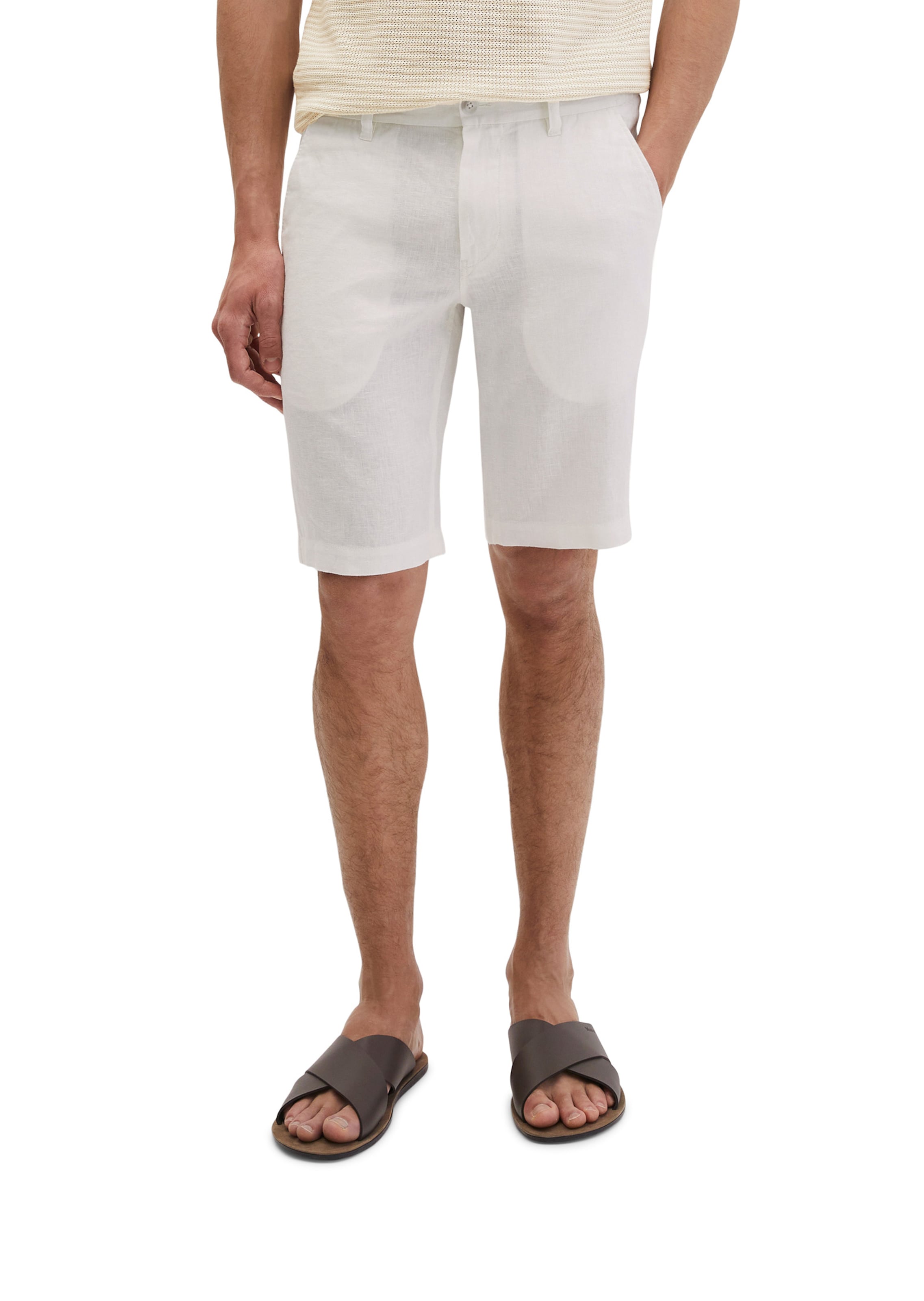 Marc O'Polo Regular Pants 'Reso' in White: front
