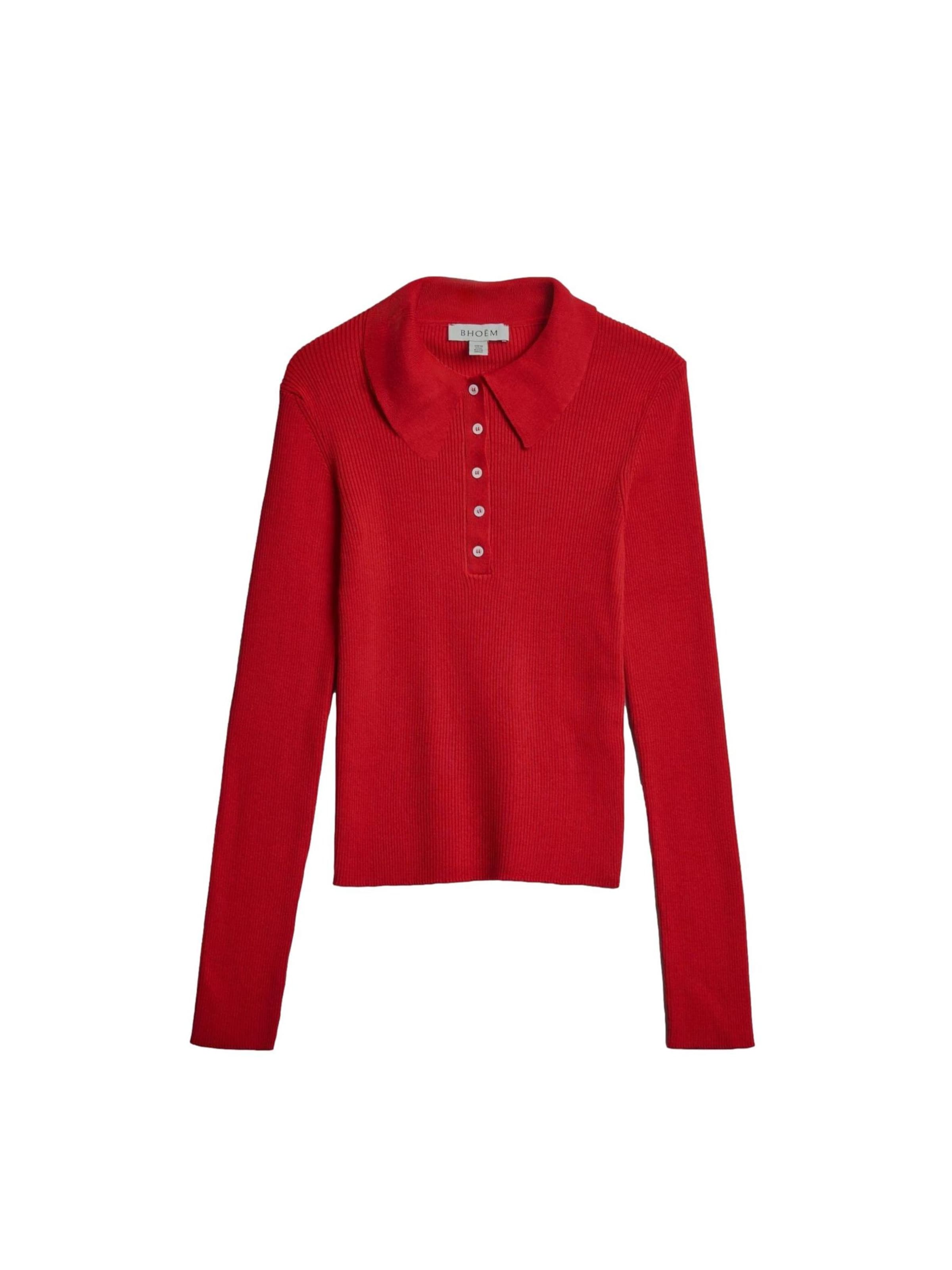Bhoem Pullover in Rot: Vorderseite