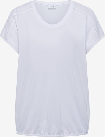 CECIL T-Shirt in Weiß: Vorderseite