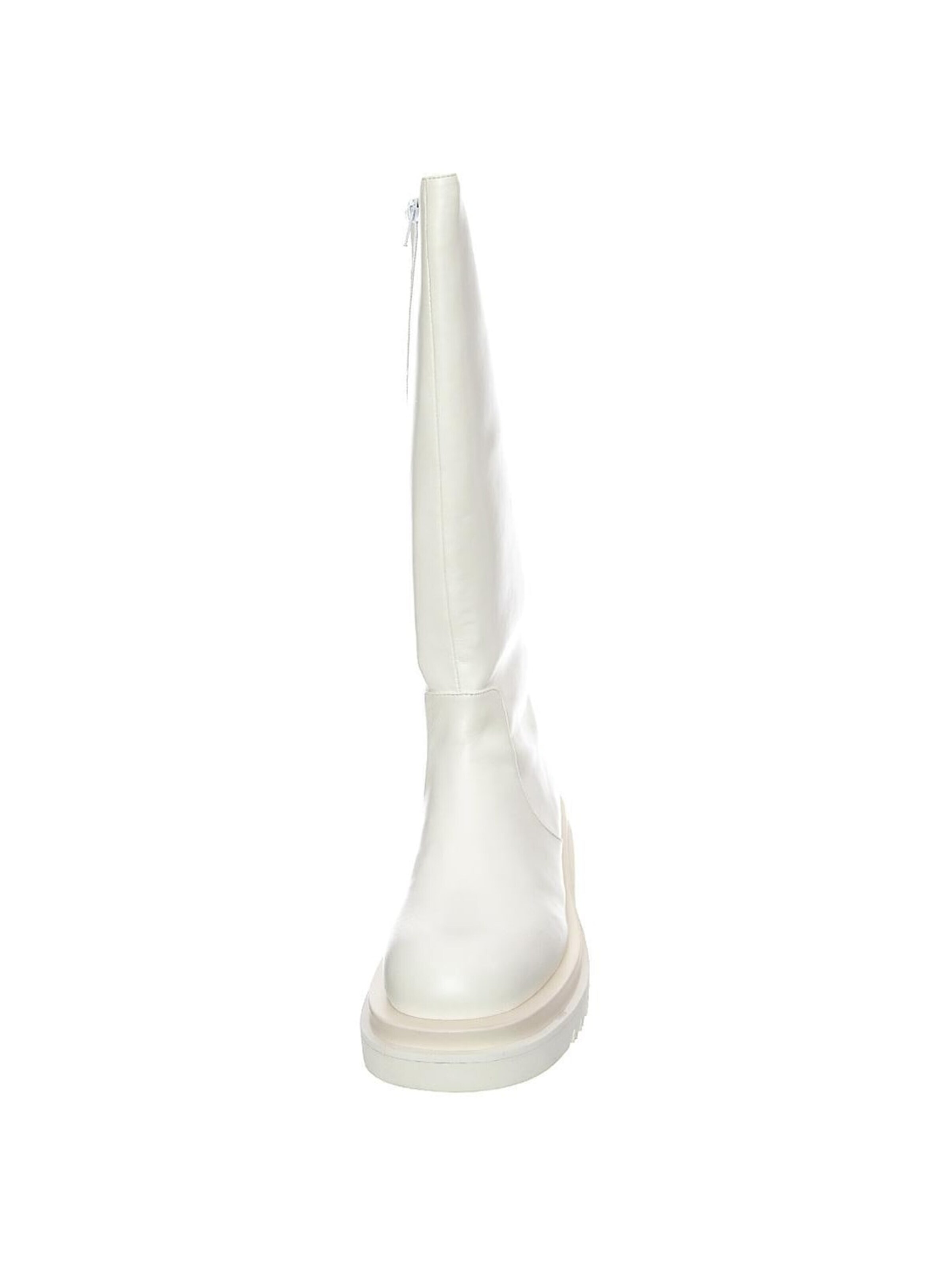 Jeffrey Campbell Kozaki 'Womens Tanked-Kh White Boots' w kolorze biały