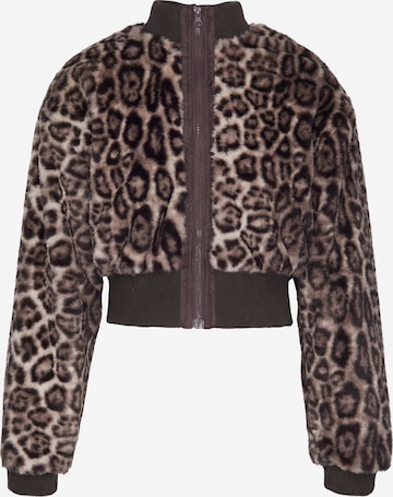 Veste mi-saison faina en marron : devant