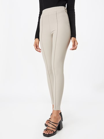 Skinny Pantaloni de la River Island pe gri: față