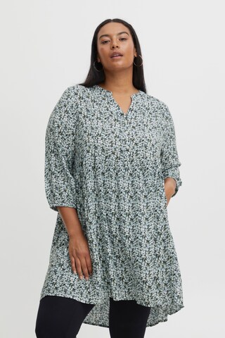 Fransa - Vestidos camiseiros 'SOFTY' em mistura de cores: frente