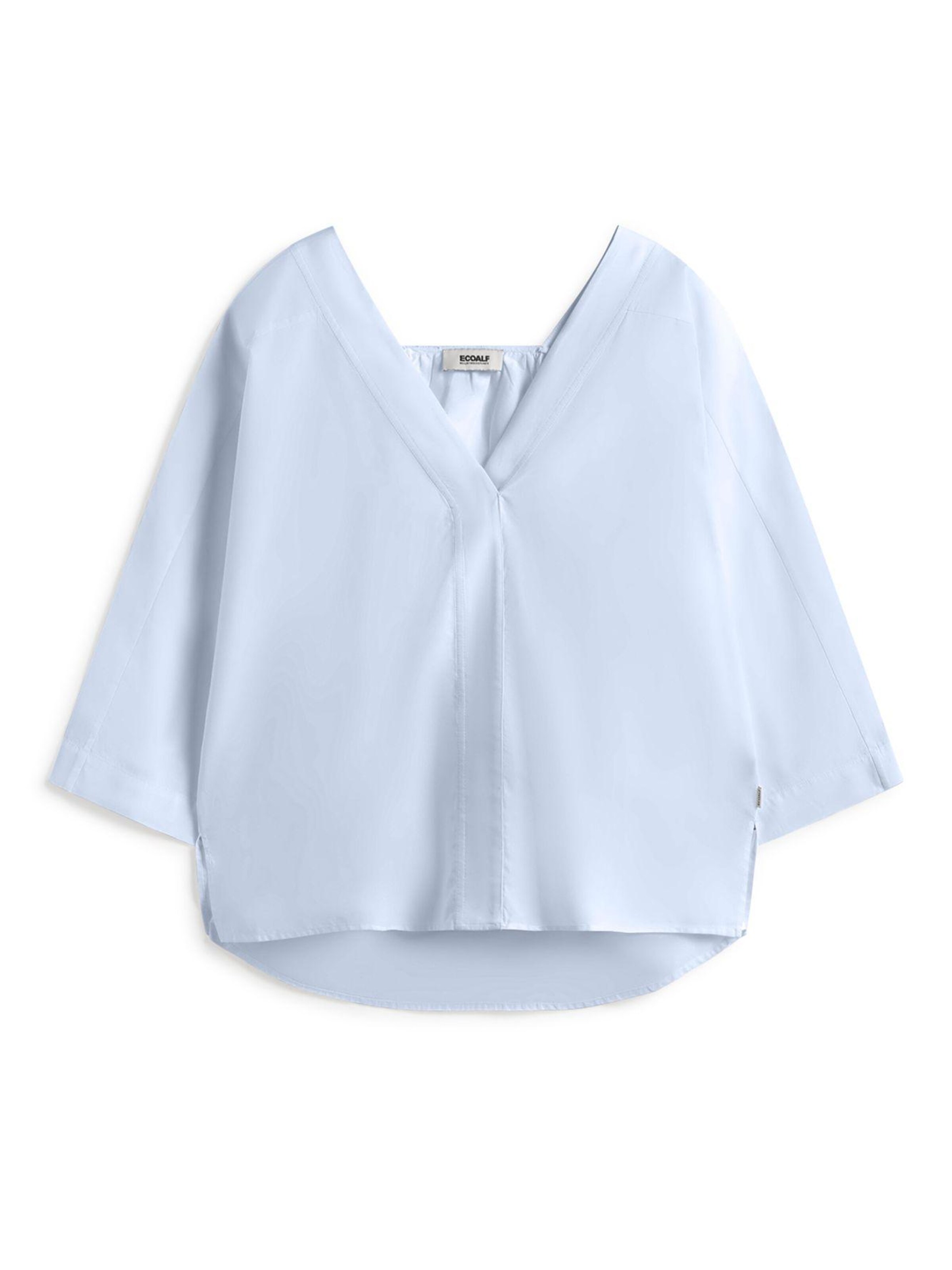ECOALF Bluse 'PIA'‌‌‌‌‌‌‌‌ in Blau: Vorderseite