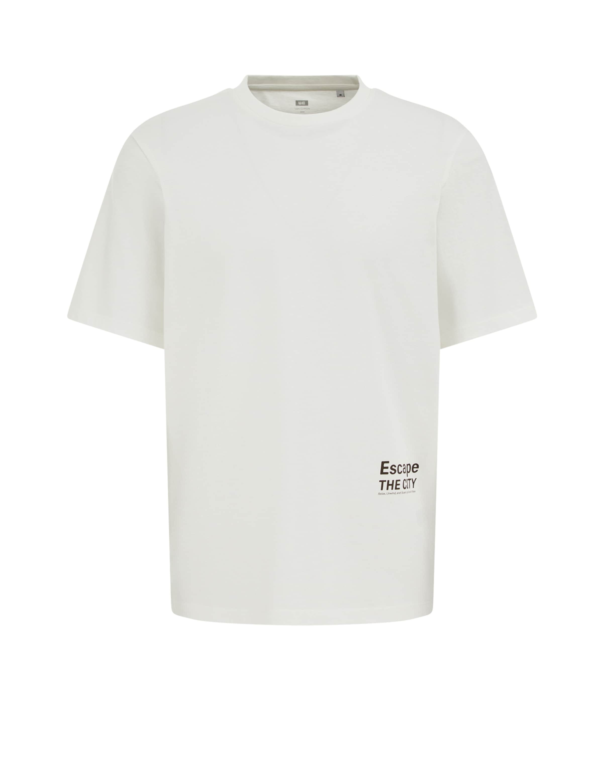 WE Fashion T-shirt i vit: framsida