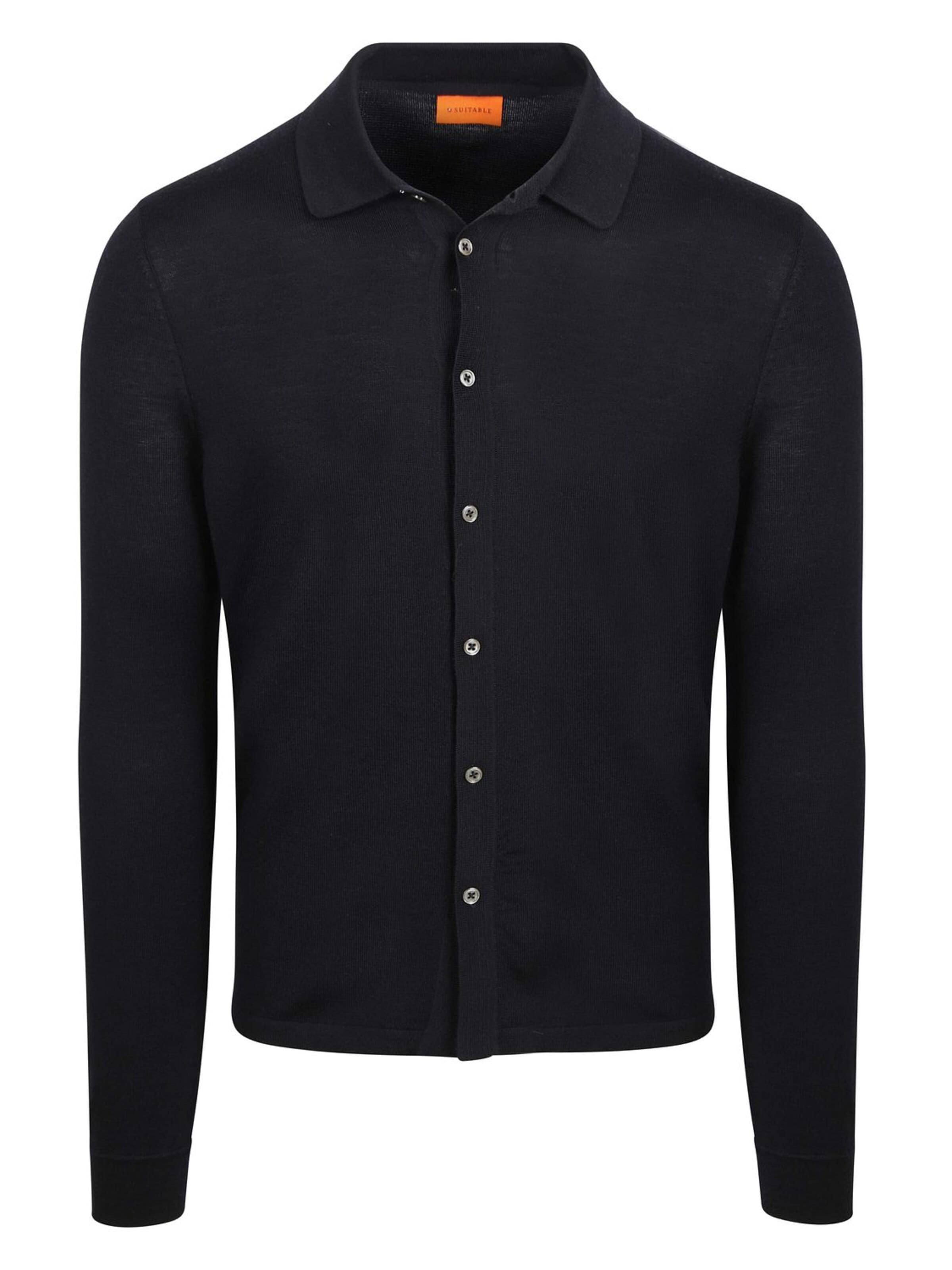 Coupe slim Chemise Suitable en bleu : devant
