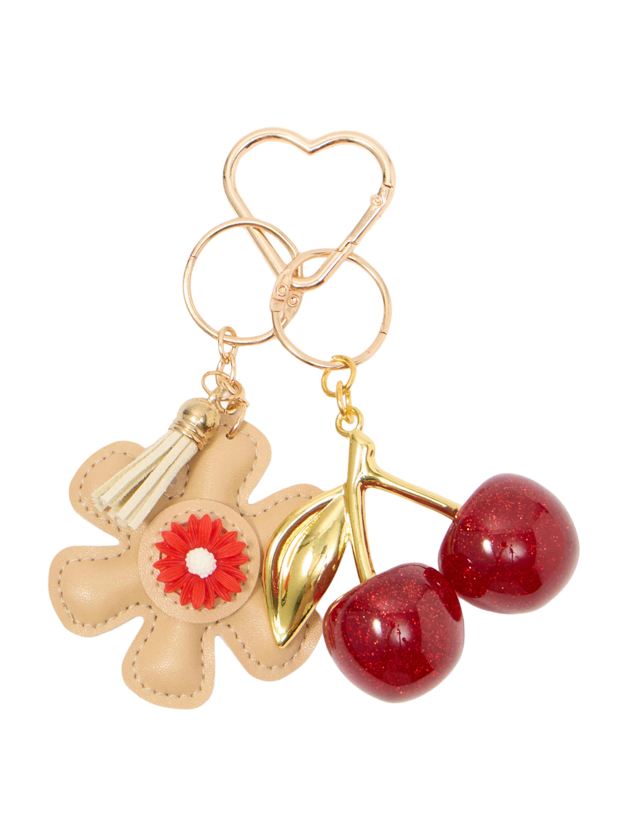 ONLY Key ring 'ONLSUNNY' in Beige: front