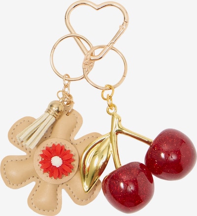 Raktų laikiklis 'ONLSUNNY' iš ONLY, spalva – smėlio spalva / Auksas / tamsiai raudona, Prekių apžvalga