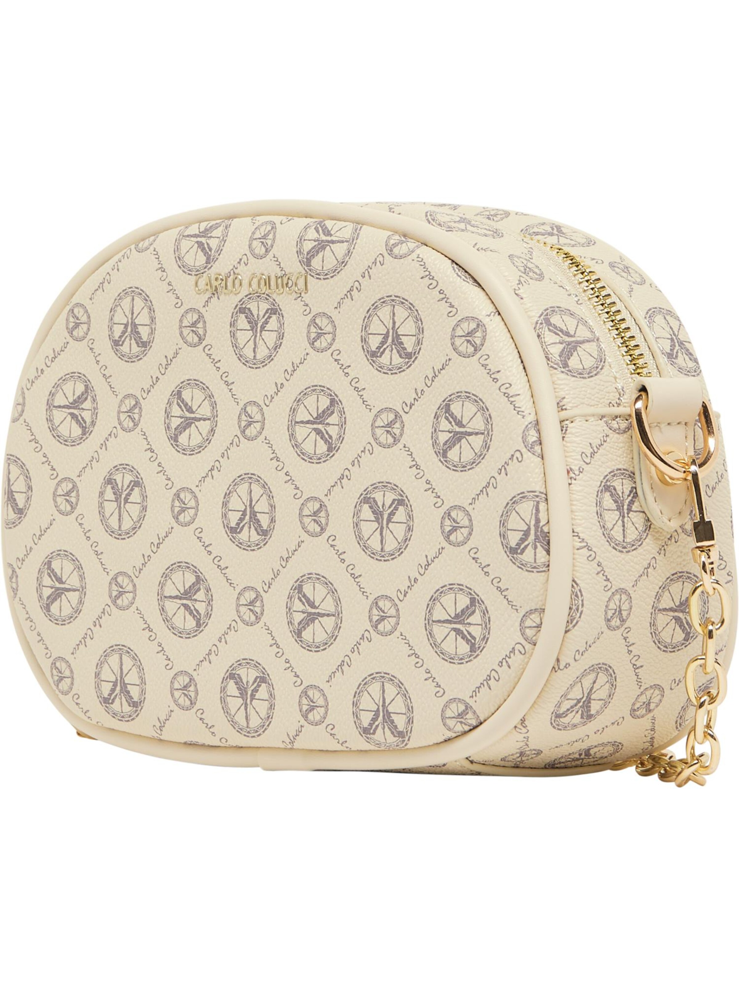 Carlo Colucci Umhängetasche 'Dalbon' in Beige