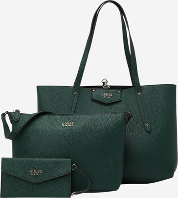 GUESS Μεγάλη τσάντα σε πράσινο