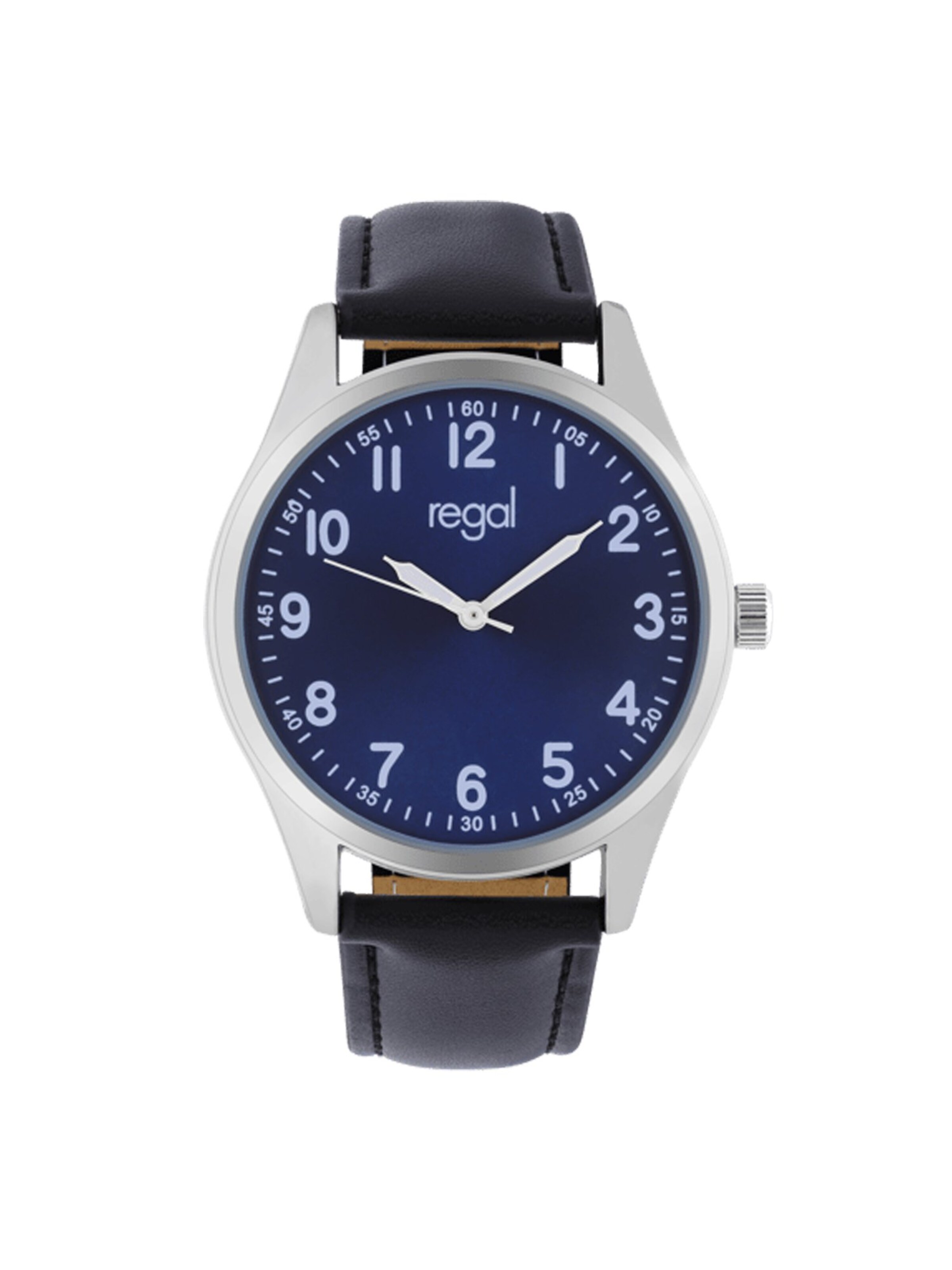 Lucardi Analog watch 'Klassisch' in Blue: front