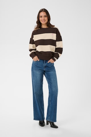 Kaffe Sweatshirt 'KAComo' in Brown