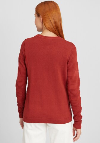 Fransa Knit Cardigan in Red