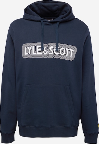 Lyle & Scott - Sweatshirt em azul: frente