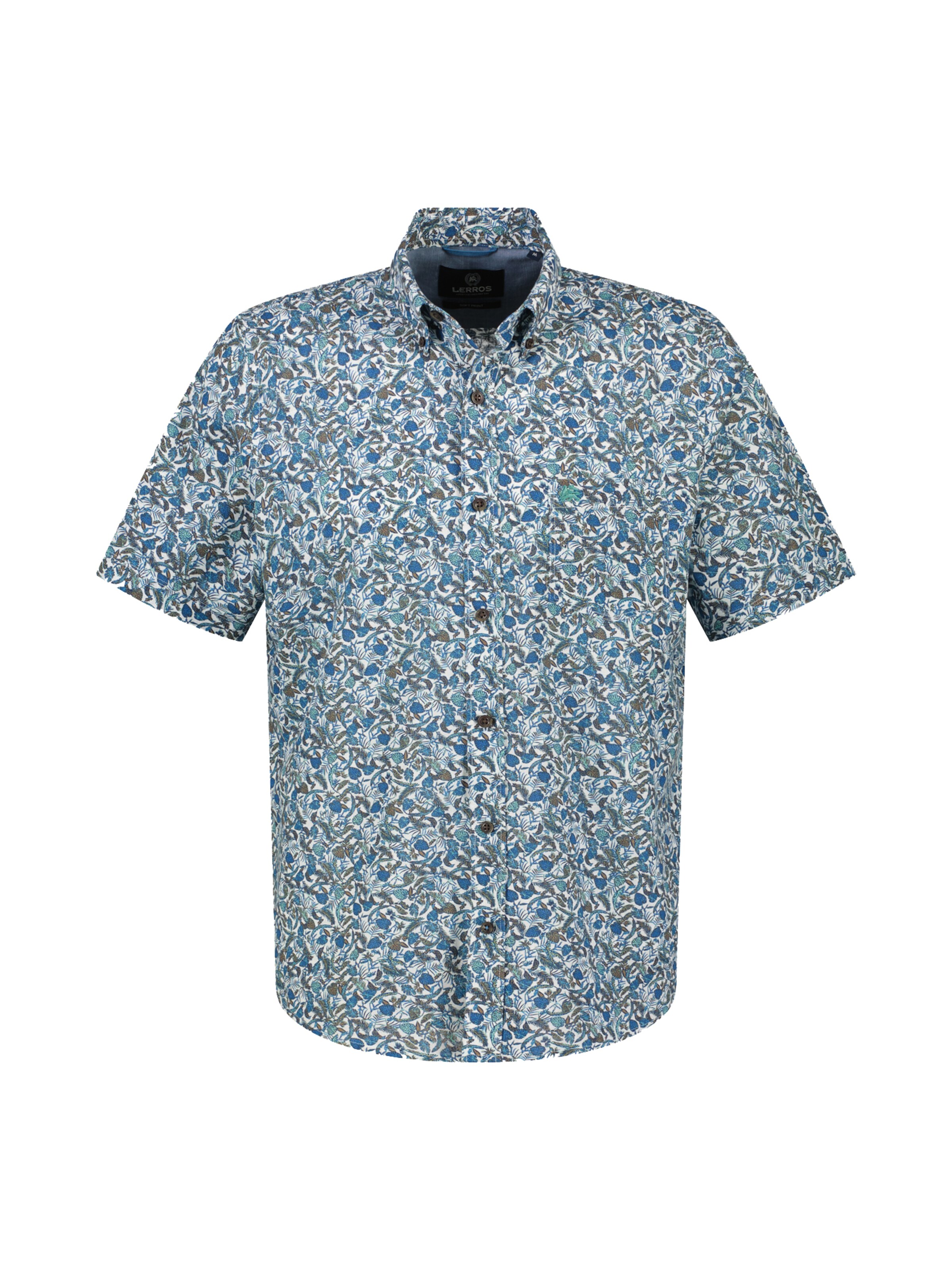 LERROS Regular fit Overhemd in Blauw: voorkant