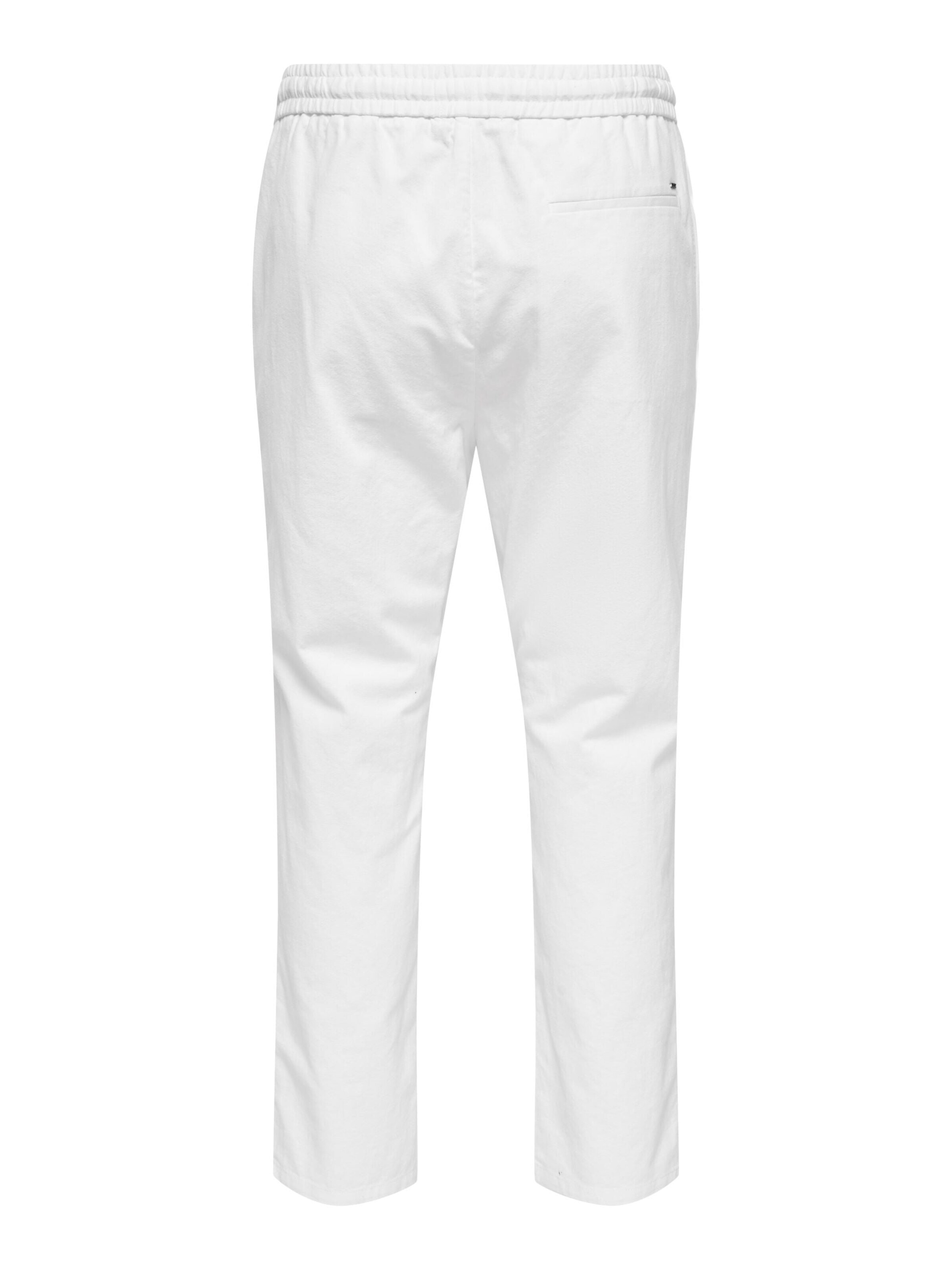 Tapered Pantaloni '22024966' di Only & Sons in bianco